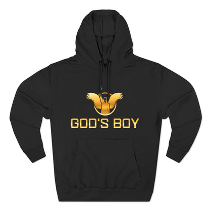 God's Boy Fleece Hoodie- Vibrate With Love